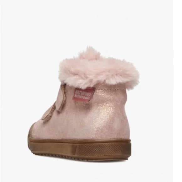 NWT NATURINO DELLEN VL Glittery suede boots in Lilac - Picture 4 of 16